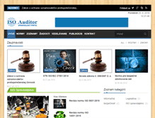 Tablet Screenshot of isoauditor.sk